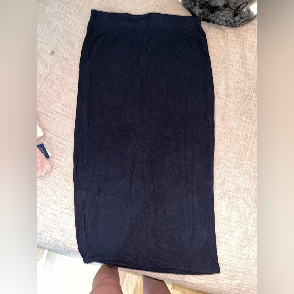 Old Navy Knee Length Black Pencil Skirt